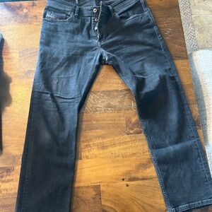 Diesel Dark Blue Straight Jeans Classic Denim